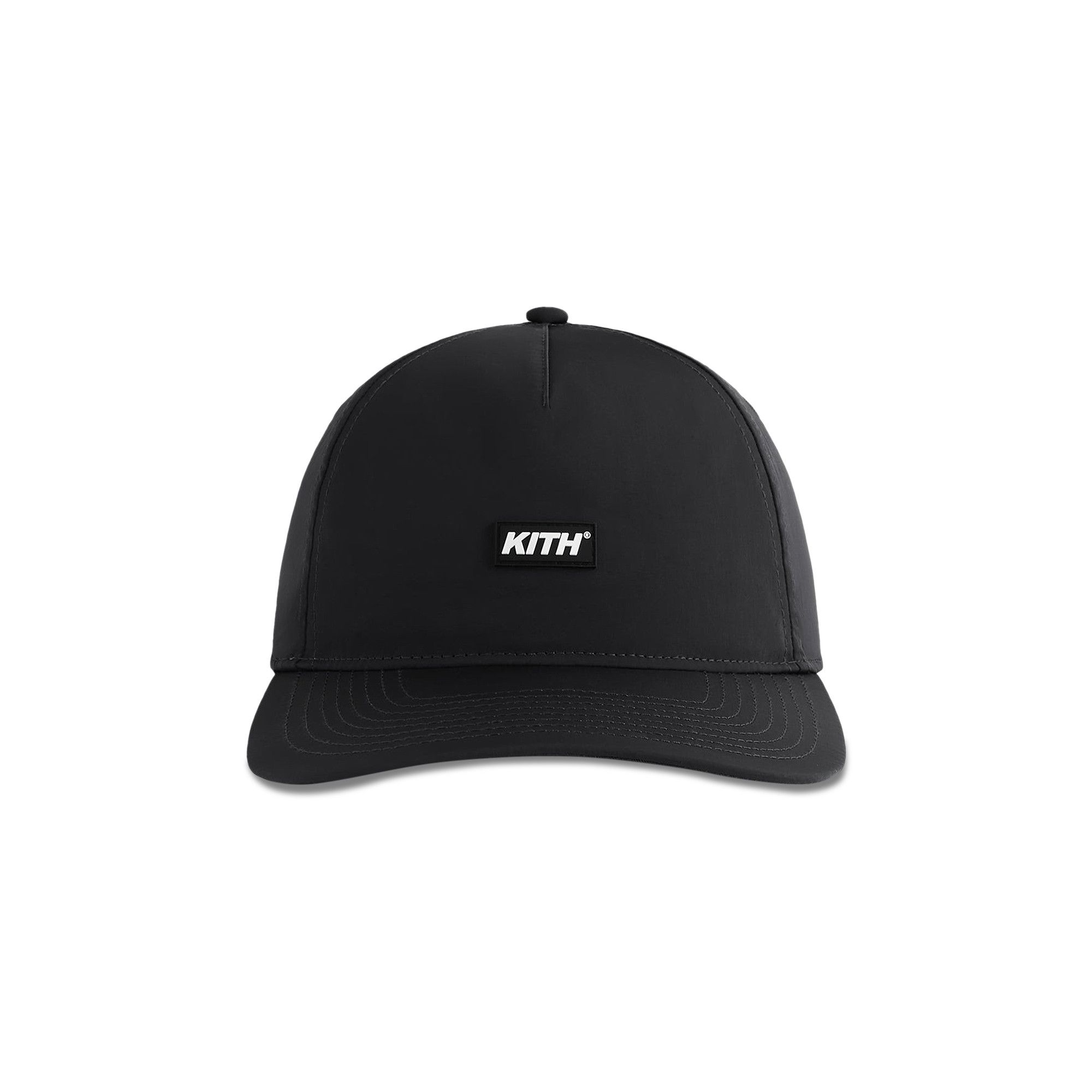 Buy Kith Wrinkle Nylon Bay Low Pinch Crown 'Black' - KHM051151 001