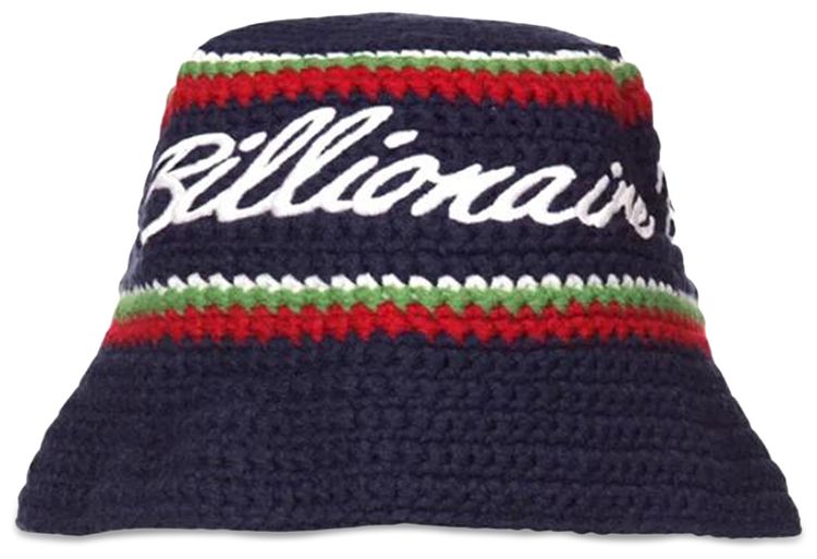Billionaire Boys Club Knit Bucket Hat Navy Peony