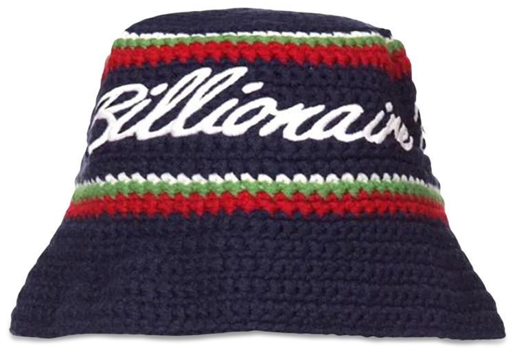 Billionaire Boys Club Knit Bucket Hat Navy Peony
