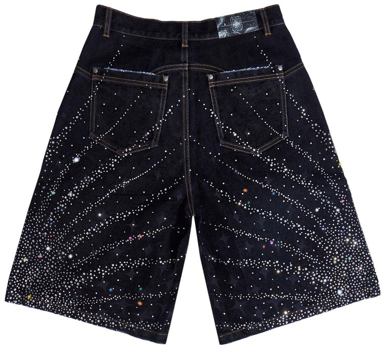 Birth Of Royal Child 20K Starlight Denim Short Black
