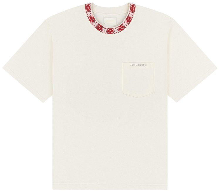 Aime Leon Dore Jacquard Collar Pocket Tee Pristine