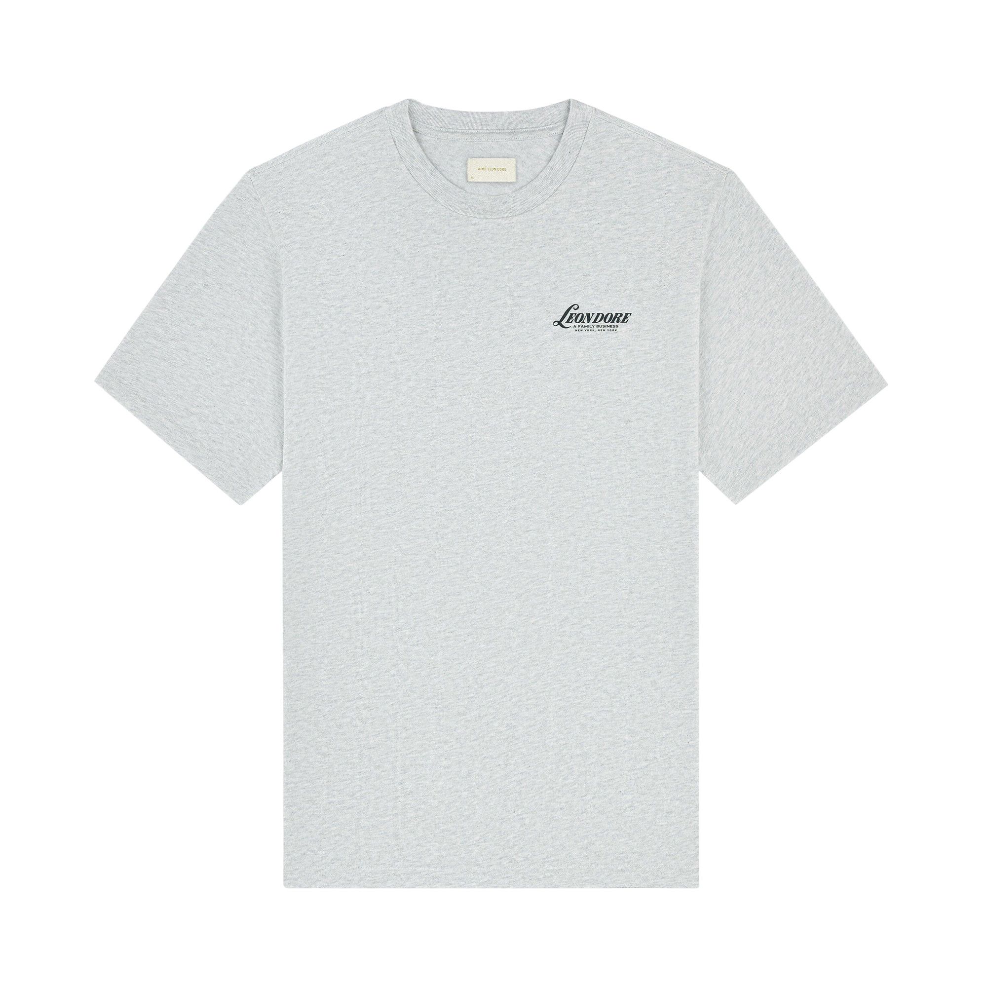 Buy Aimé Leon Dore Leon Dore Tee 'Silver Mix' - FW25CT034 SILV | GOAT