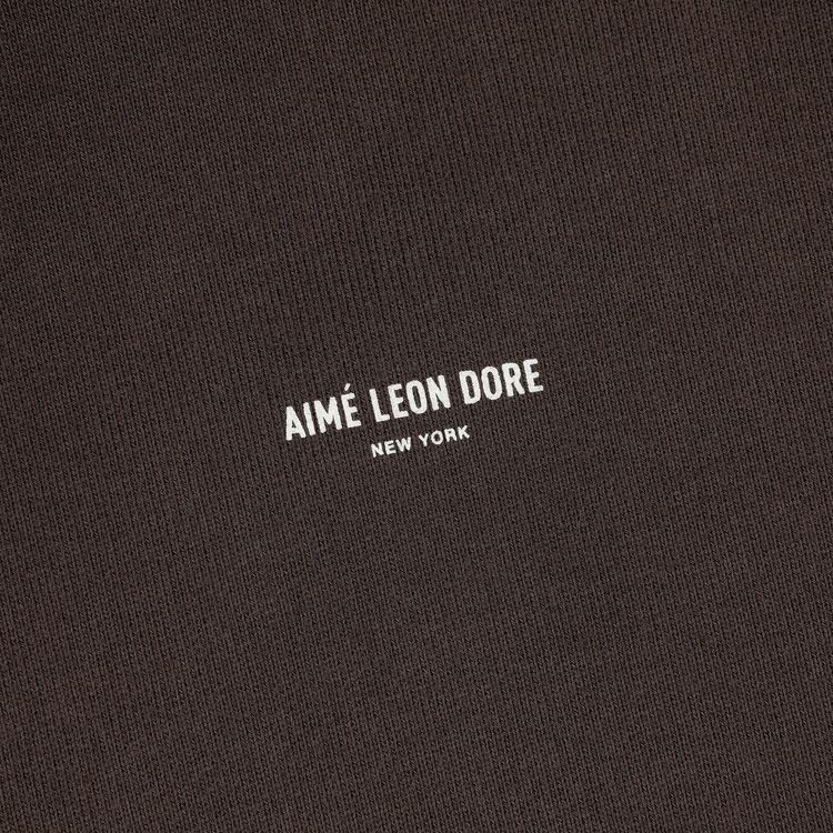 Aime Leon Dore Micro Logo Hoodie Coffee Bean