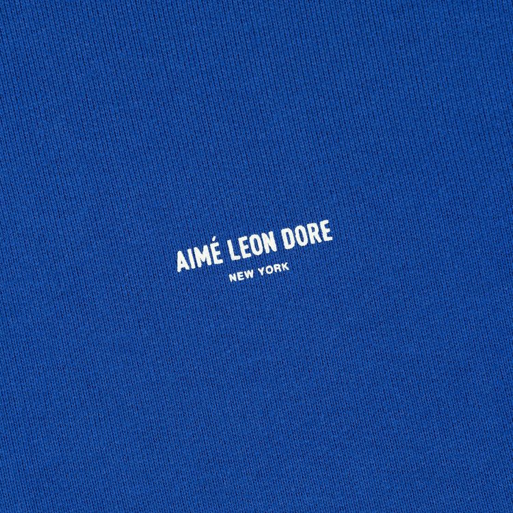 Aime Leon Dore Micro Logo Hoodie Blue Quartz
