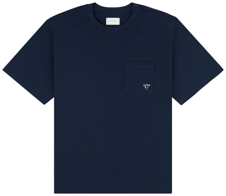 Aime Leon Dore Queens Crest Pocket Tee Navy Blazer