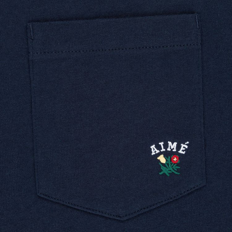 Aime Leon Dore Queens Crest Pocket Tee Navy Blazer