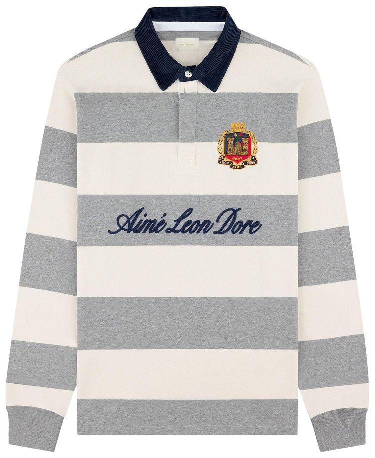 Aime Leon Dore Striped Heritage Rugby Pristine
