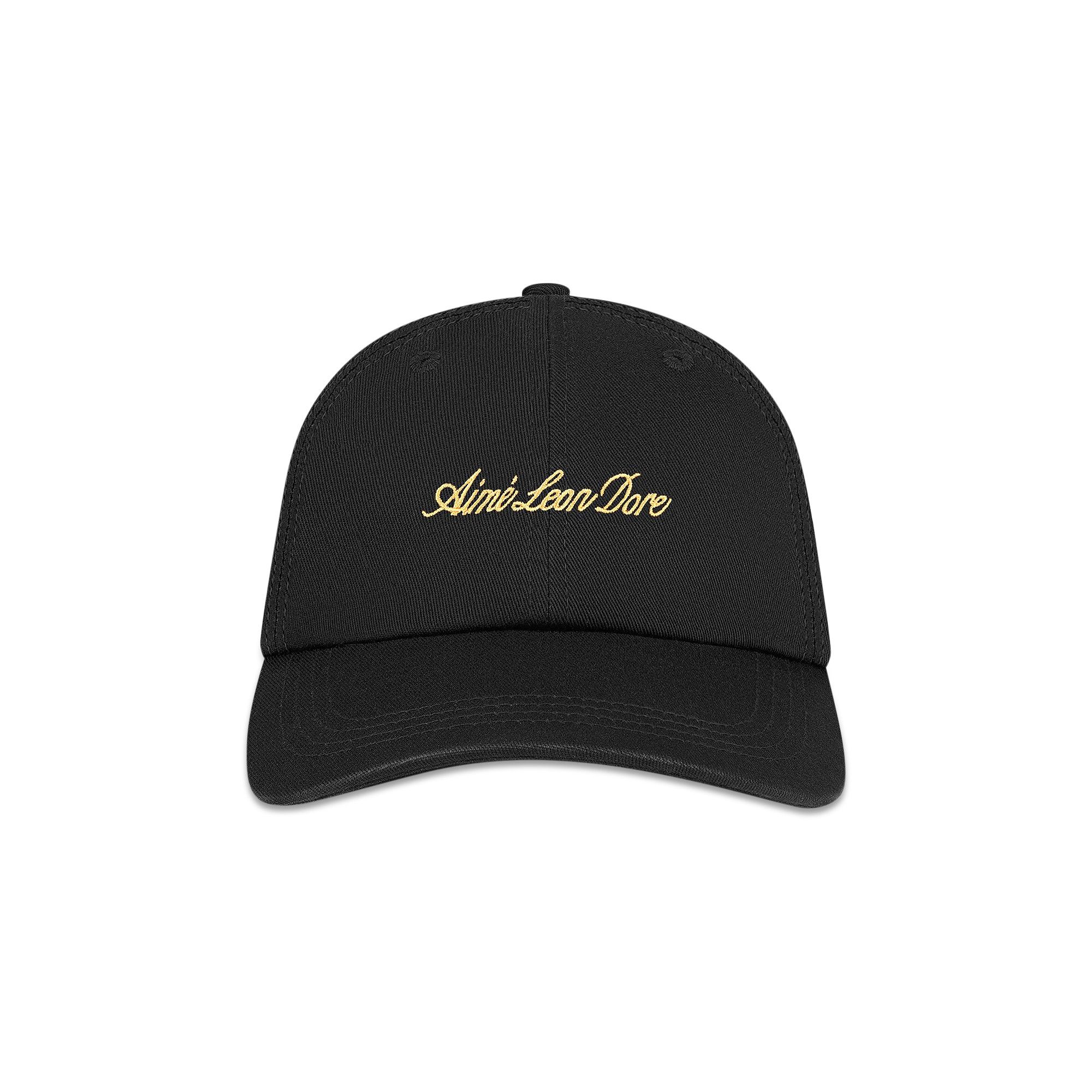 Buy Aimé Leon Dore Washed Script Hat 'Jet Black' - FW25AH022 JET