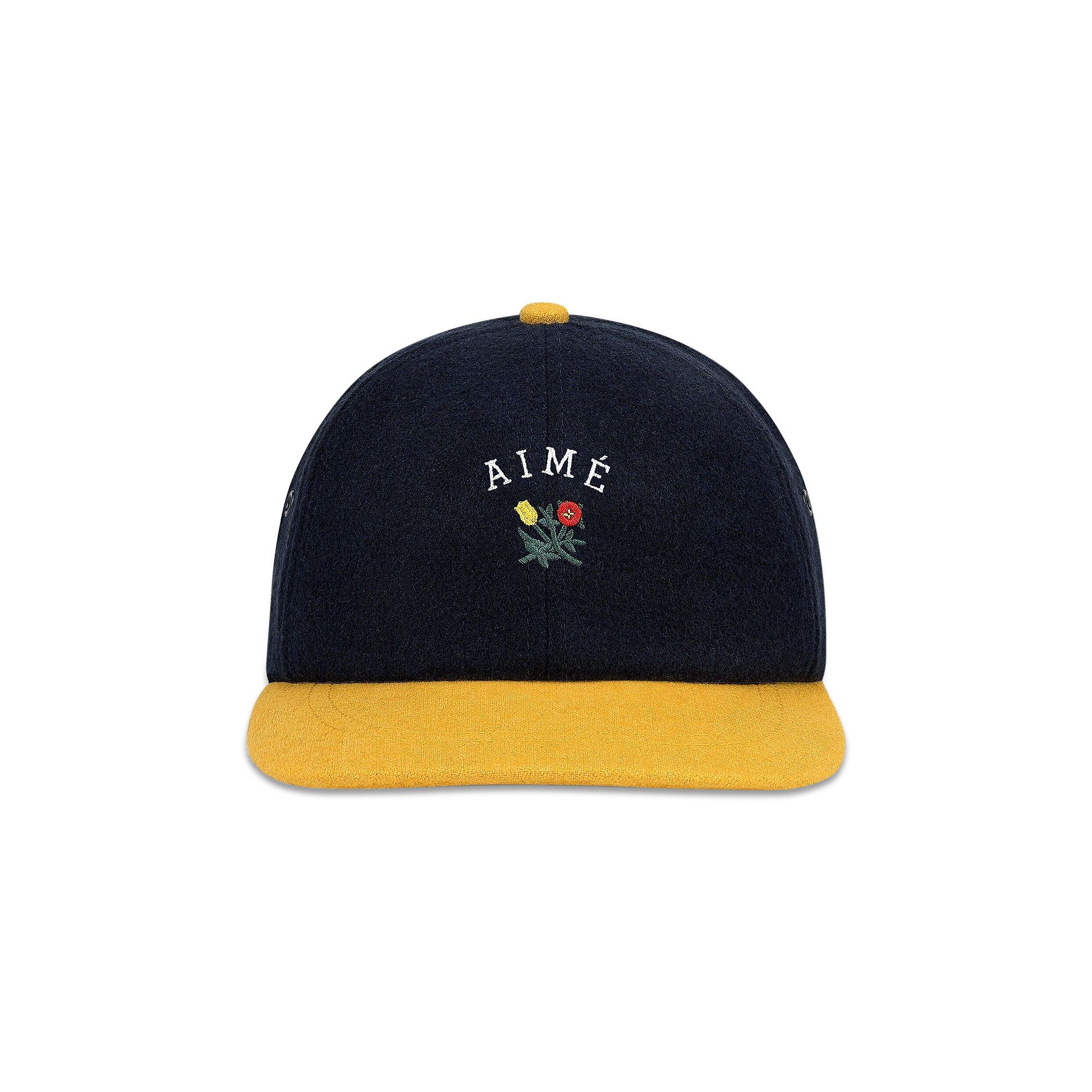 Buy Aimé Leon Dore Wool Colorblock Crest Hat 'Navy Blazer