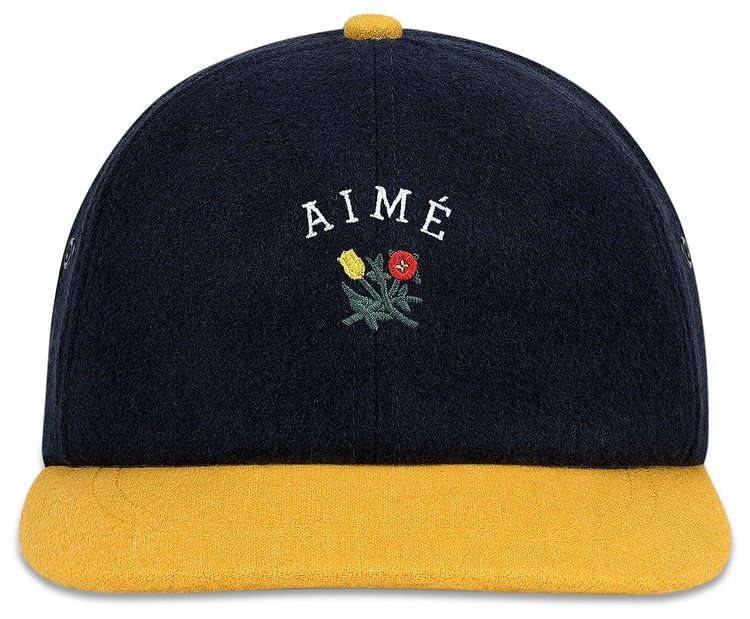 Aime Leon Dore Wool Colorblock Crest Hat Navy Blazer
