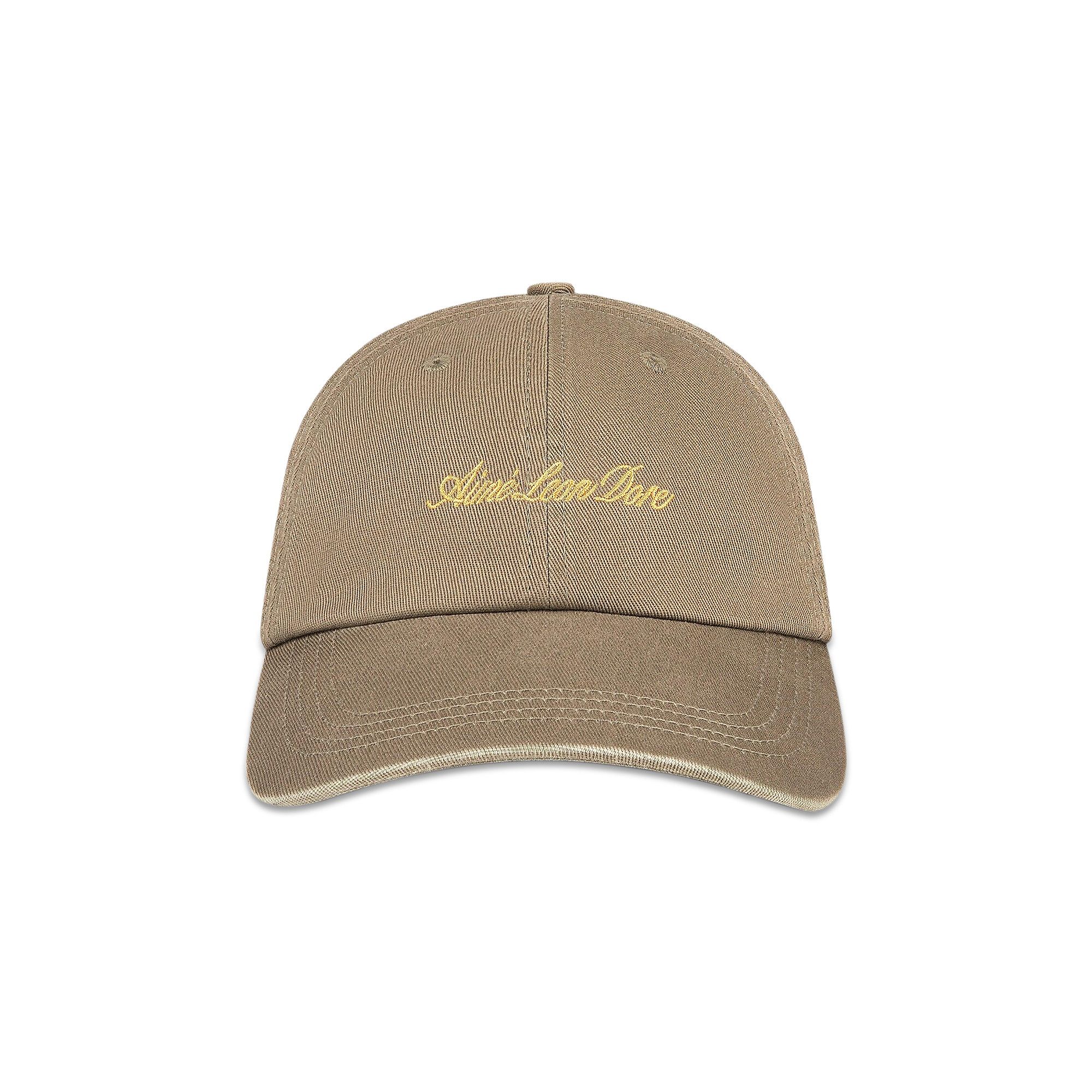 Buy Aimé Leon Dore Washed Script Hat 'Plaza Taupe' - FW25AH022