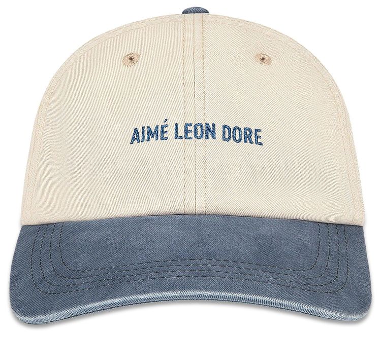 Aime Leon Dore Pigment Dyed Washed Cotton Cap PristineBlue Wash