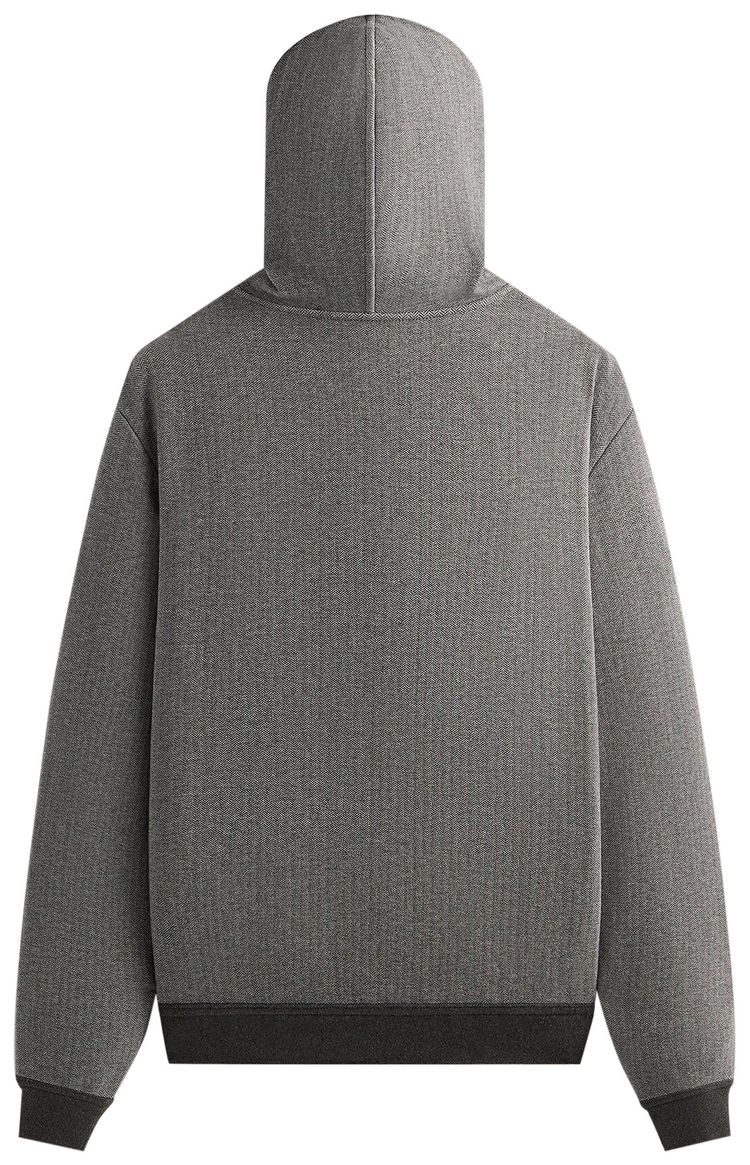 Kith  Kin Reversible Double Face Williams V Hoodie Dark Heather Grey