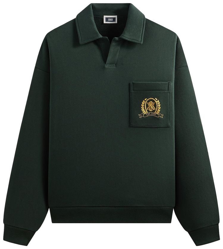 Kith  Kin Crest Gilded Crest Collared Rugby Stadium