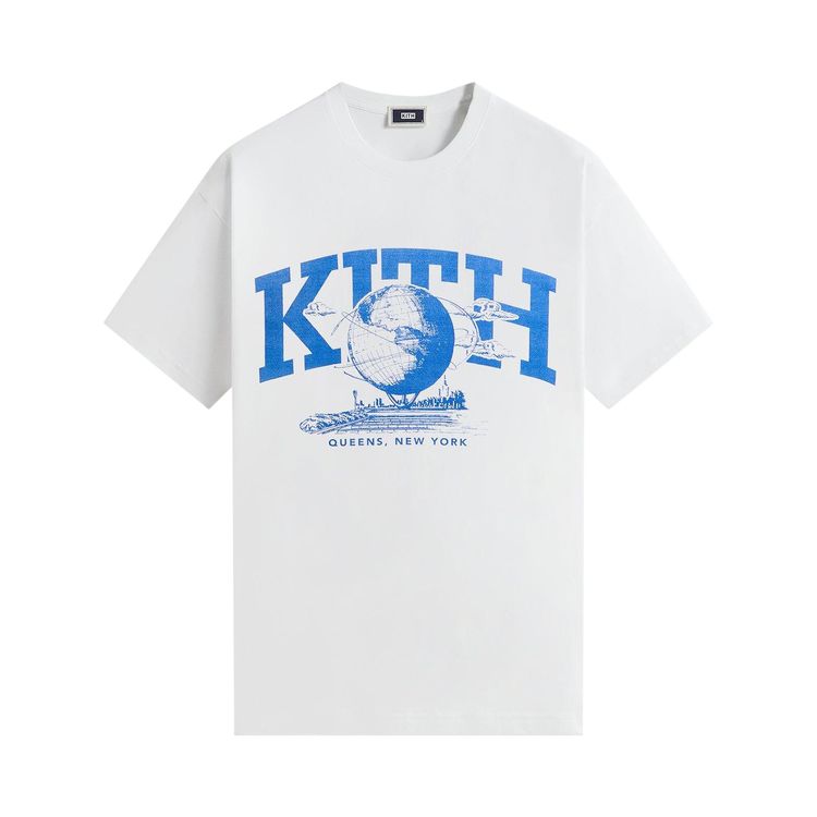 Kith  Kin Queens Unisphere Vintage Tee White