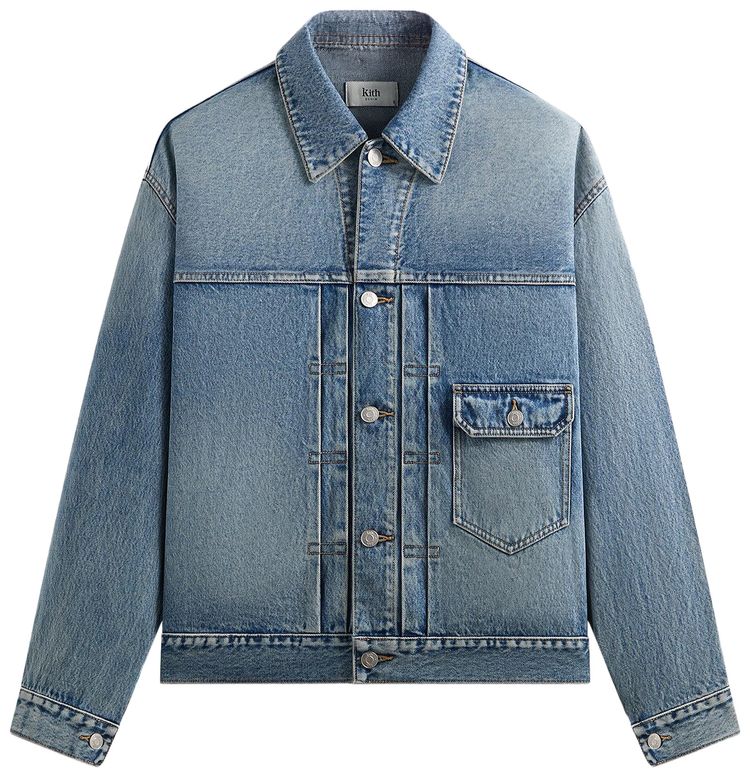 Kith Alonzo Denim Jacket Mid Indigo