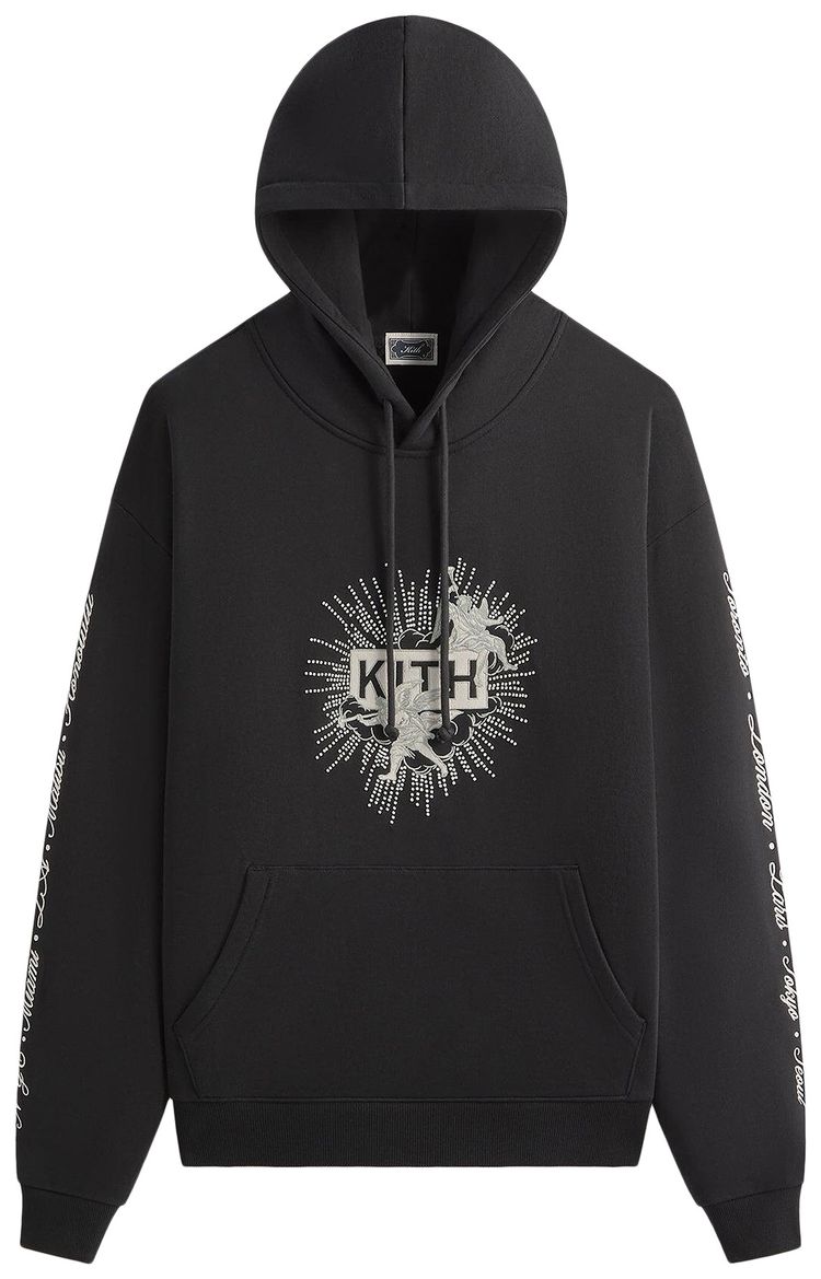 Kith Beaded Angel Nelson Hoodie Black