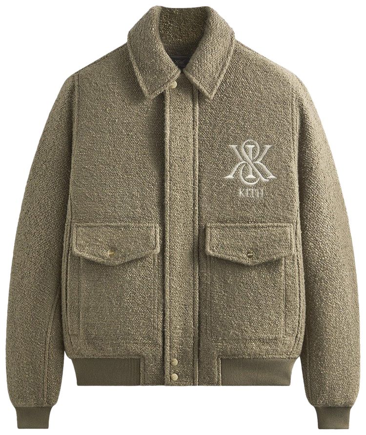 Kith Boucle Hawthorne Flight Jacket Palomino