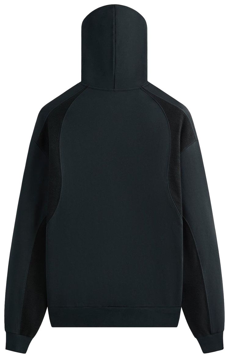 Kith Curved Panel Terry Nelson Hoodie Black
