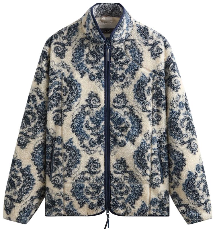 Kith Damask Floral Sherpa Harper Jacket Sandrift