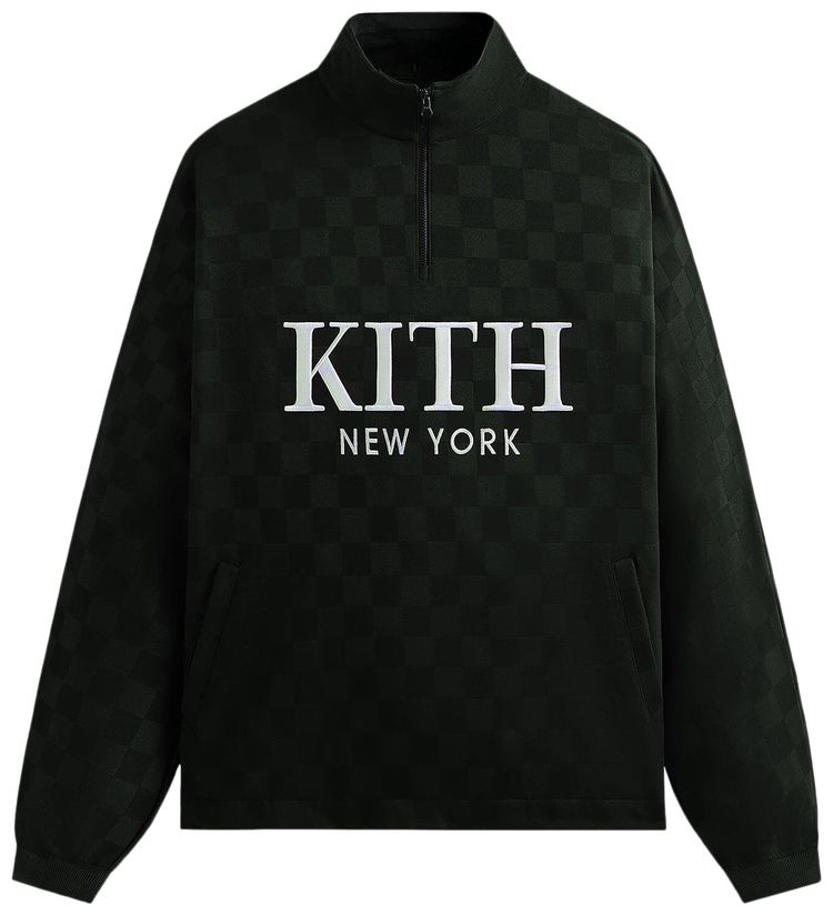 Kith Double Weave Davis Quarter Zip Pullover Stadium
