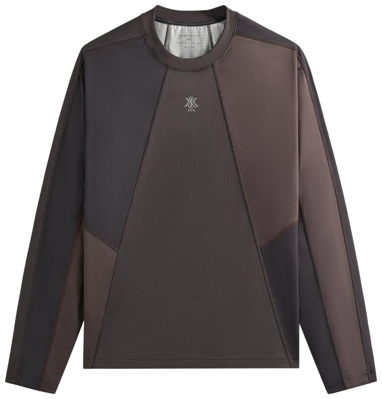 Kith Long Sleeve Panelled Otto Tee Kindling