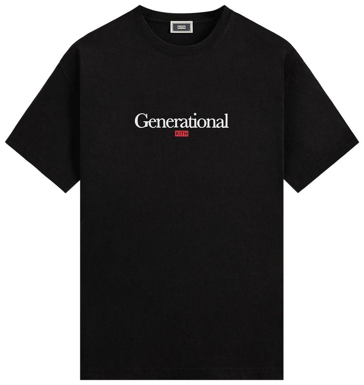 Kith Generational Quote Tee Black