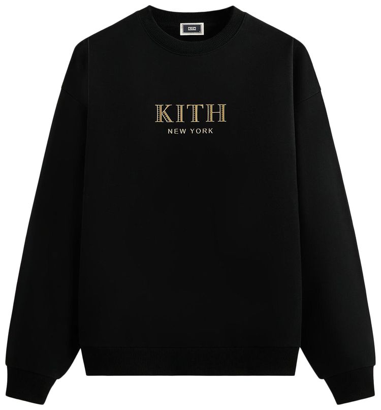 Kith New York Gilded Nelson Crewneck Black