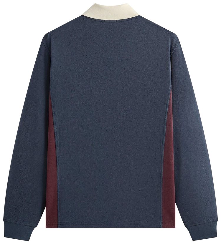 Kith Pique Long Sleeve Tap Polo Nocturnal