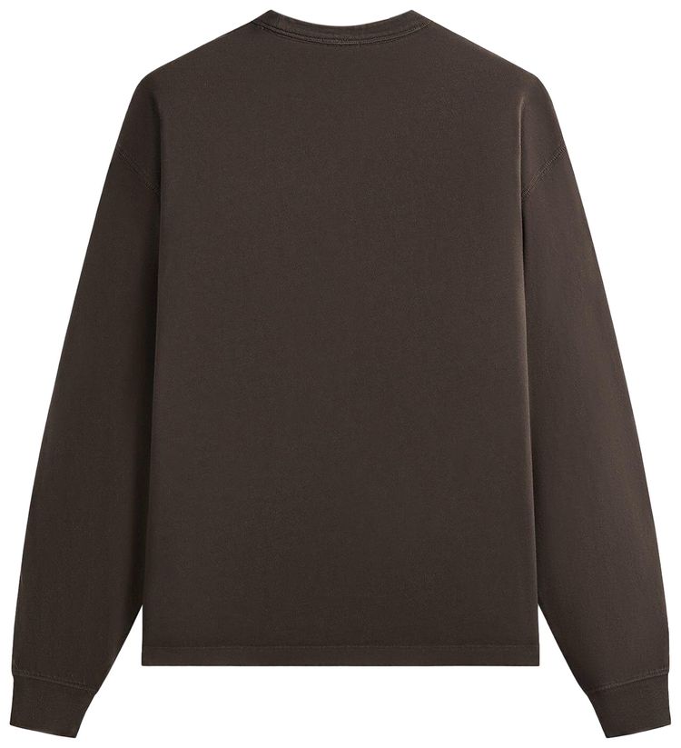 Kith Sueded Jersey Long Sleeve Leonard Pocket Tee Derby