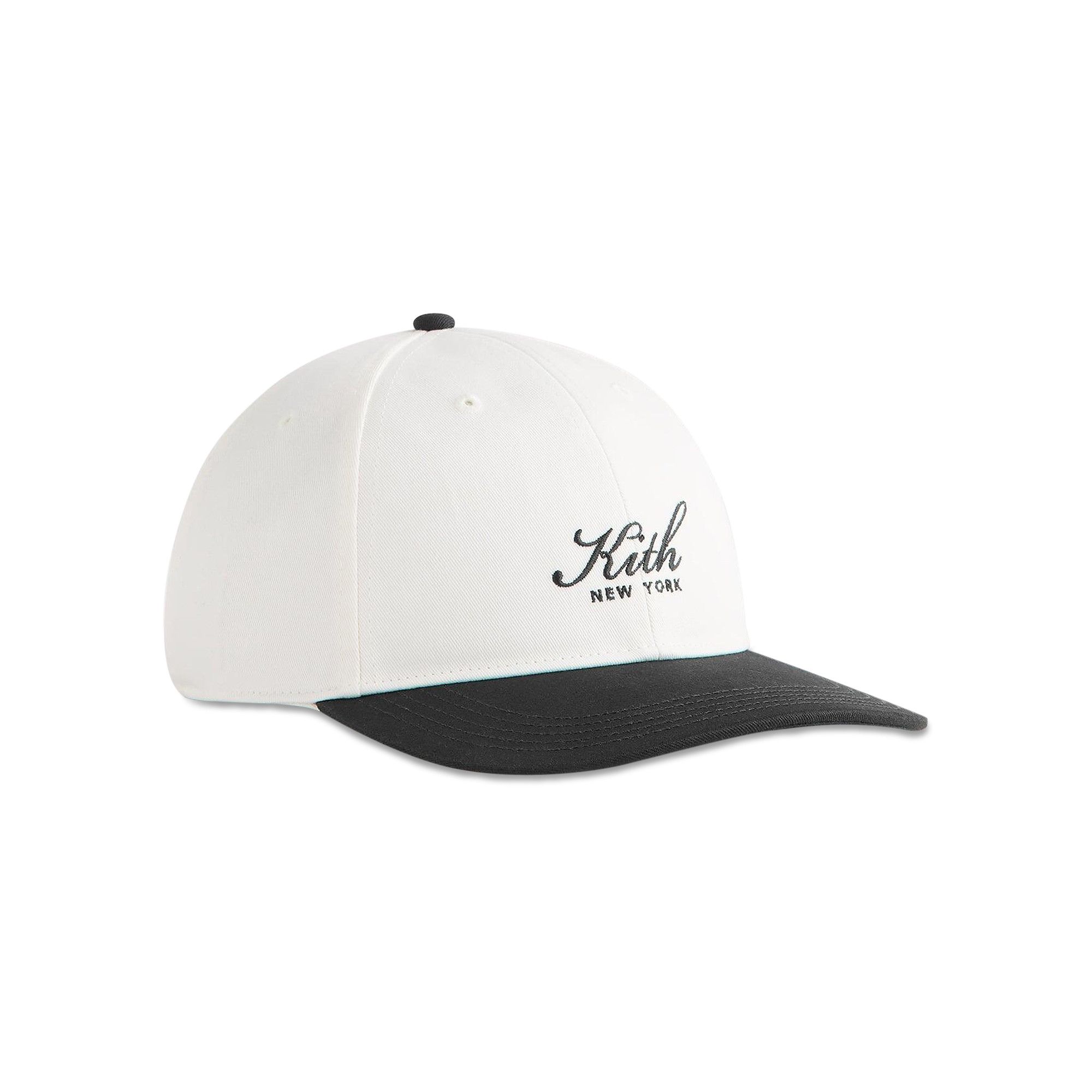 Buy Kith Twill Two Tone New York Script Aaron Cap 'Black