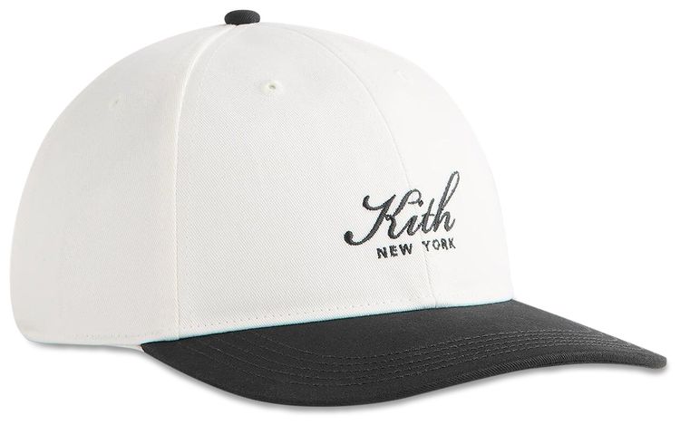 Kith Twill Two Tone New York Script Aaron Cap Black