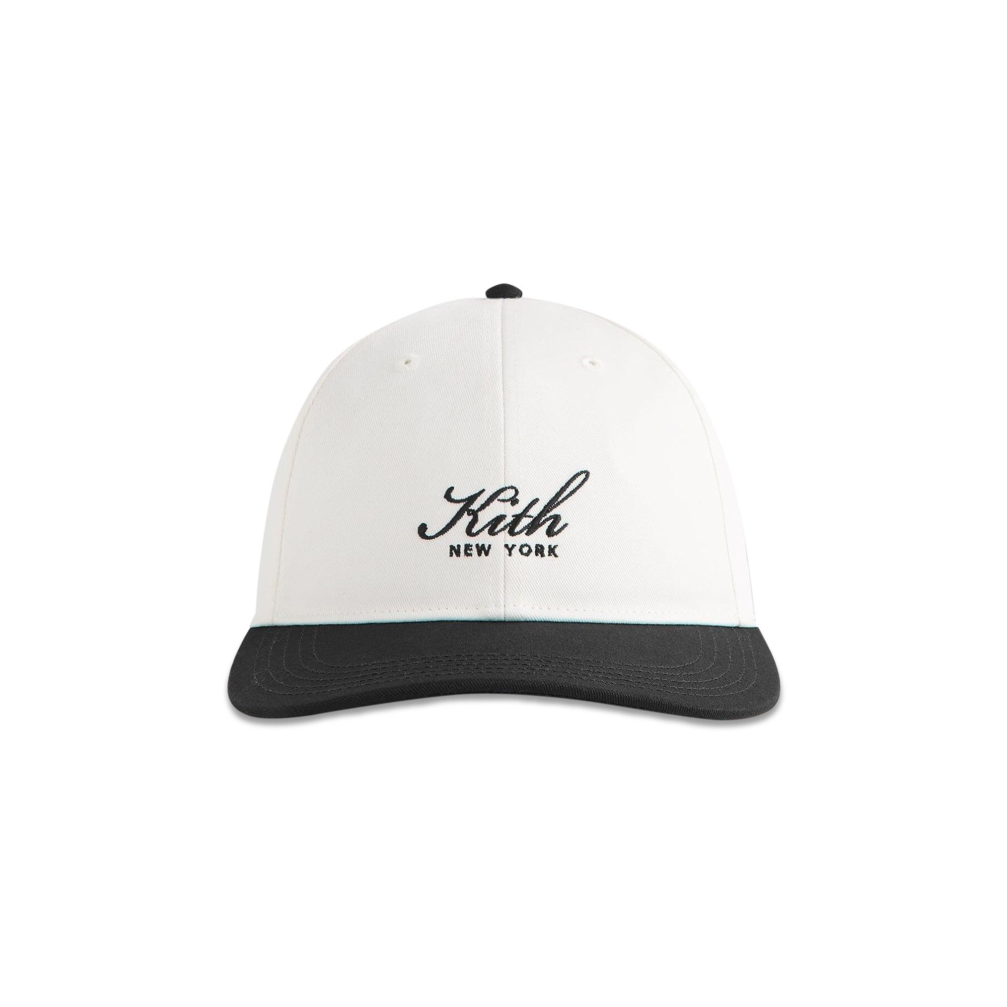 Buy Kith Twill Two Tone New York Script Aaron Cap 'Black
