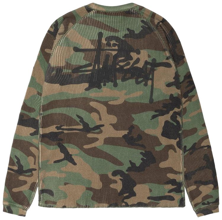 Stussy Basic Thermal Woodland Camo