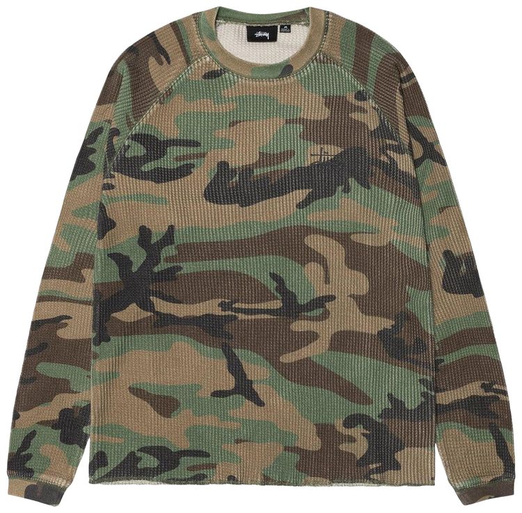 Stussy Basic Thermal Woodland Camo