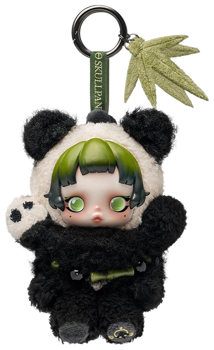 SKULLPANDA Lazy Panda Plush Doll Pendant