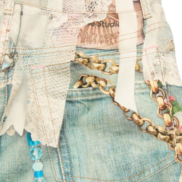 Acne Studios 2006 Relaxed Fit Jeans WhiteGreen