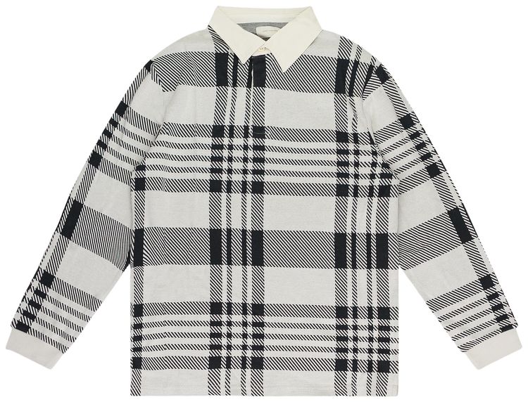 Aime Leon Dore Buffalo Check Rugby Polo Shirt Pristine