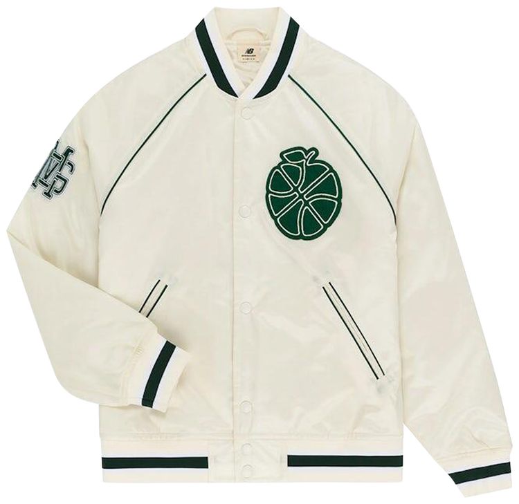 Aime Leon Dore x New Balance Satin Team Track Jacket Pristine