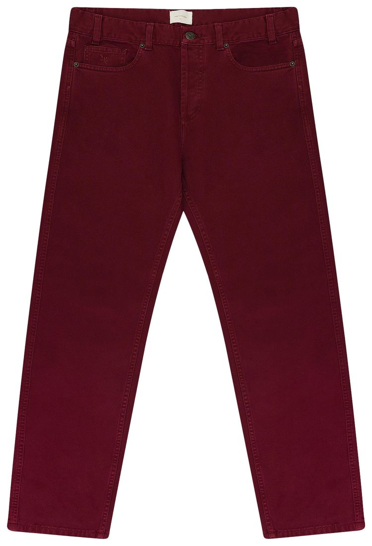 Aime Leon Dore Garment Dyed Straight Fit Denim Merlot