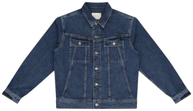 Aime Leon Dore Trucker Denim Jacket Medium Wash