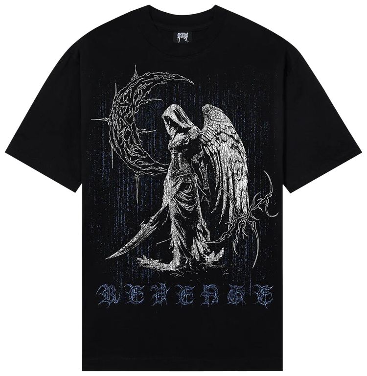 Revenge Snowfall T Shirt Black