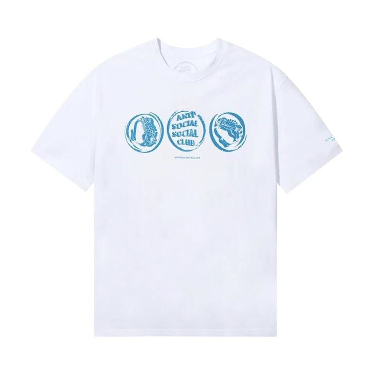 Anti Social Social Club x Jinro Two Glasses Of Soju Tee White
