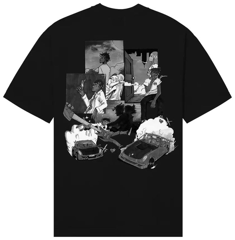 Revenge Burnout Tee Black