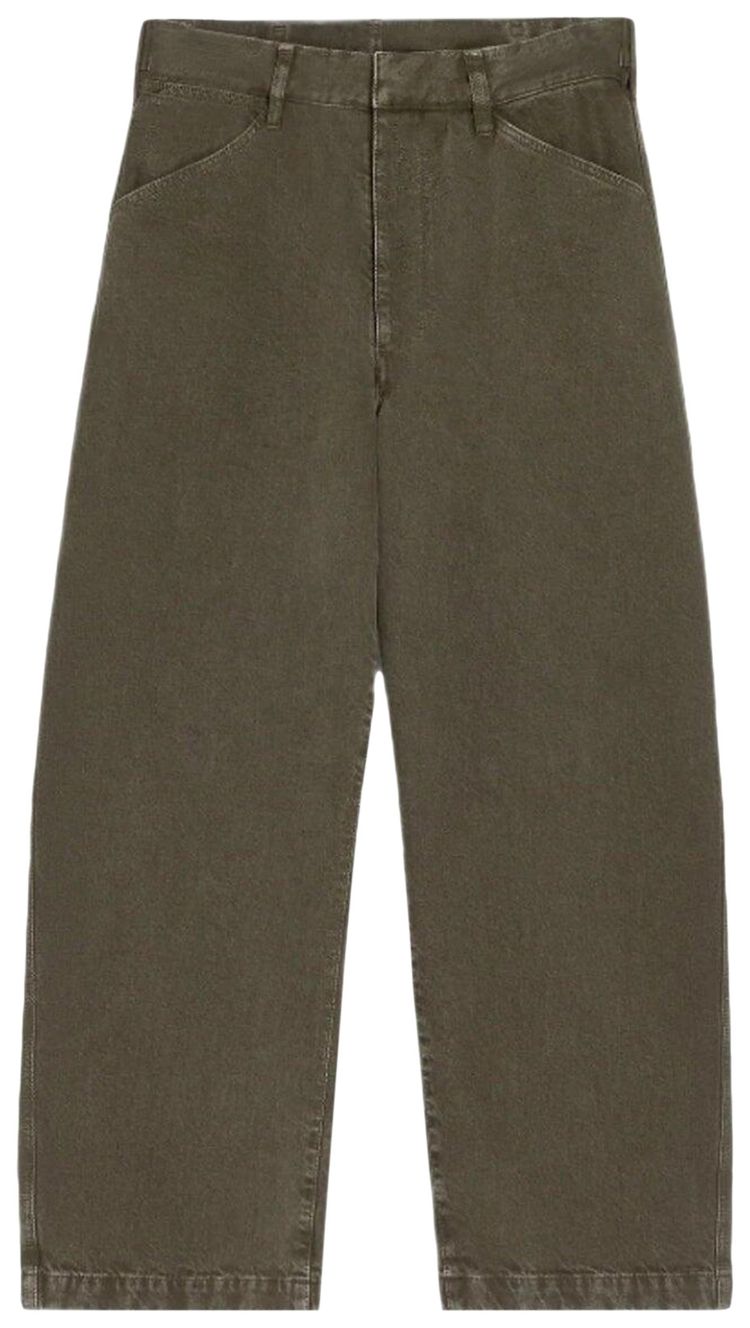 Lemaire Maxi Workwear Pants Moss Green