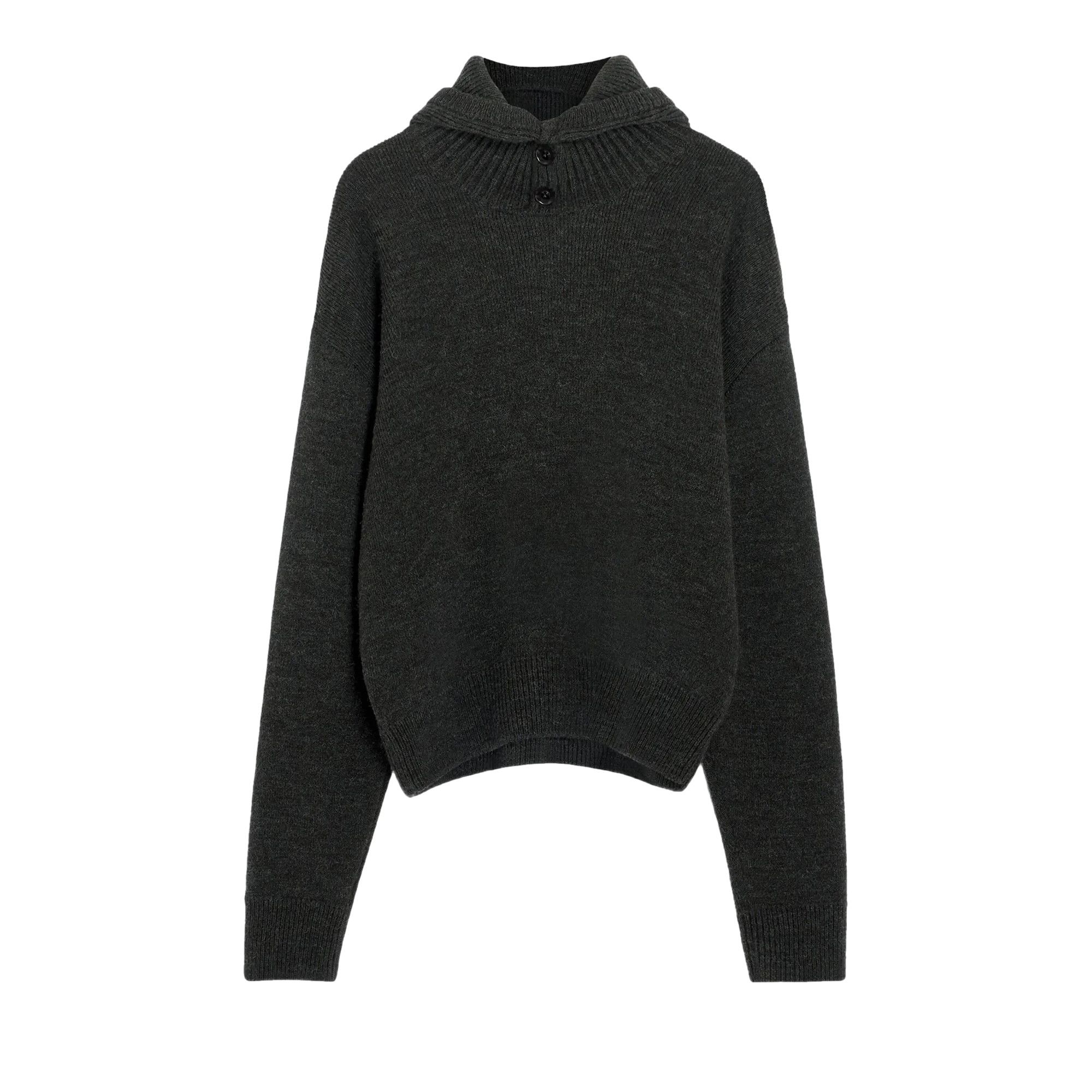 トップス Lemaire HOODED SWEATER dark espresso Buy Lemaire Hooded Sweater 'Dark Espresso' - TO1475LK1028 BR507