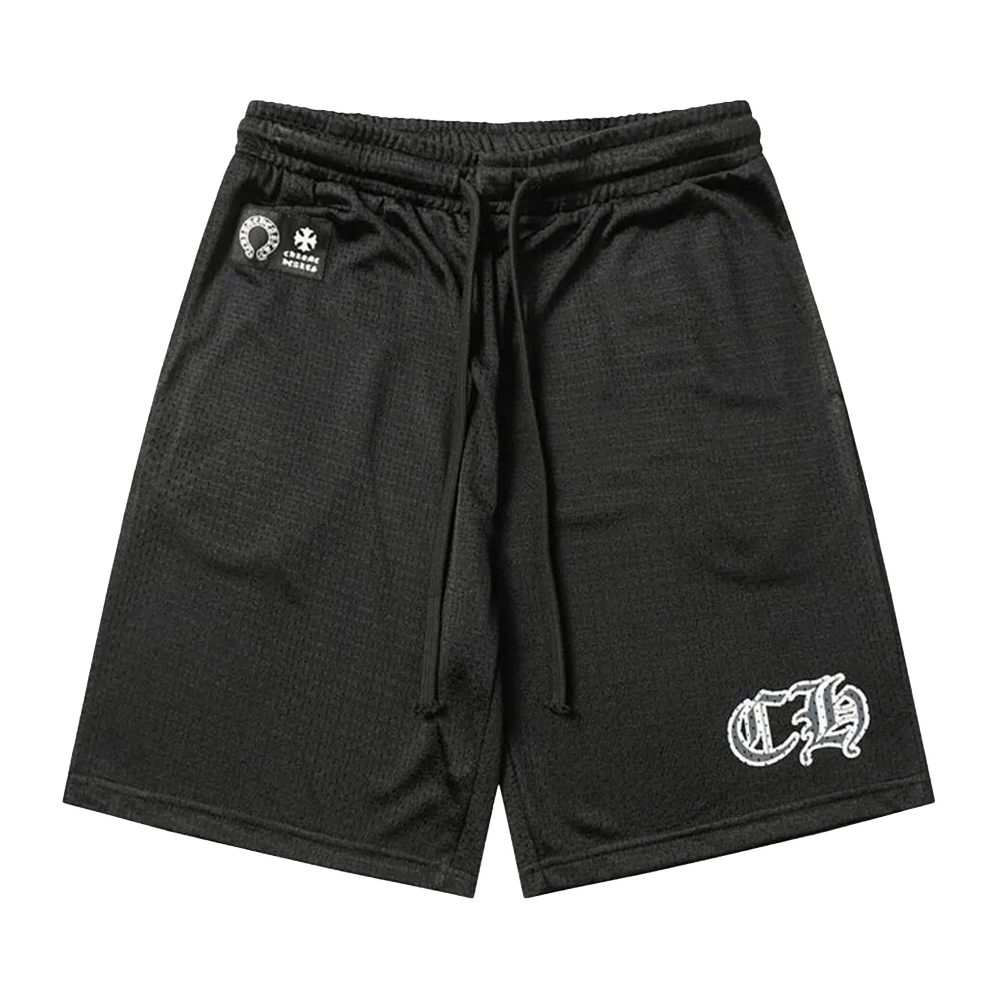 Buy Chrome Hearts Mesh Varsity Shorts 'Black' - 01383