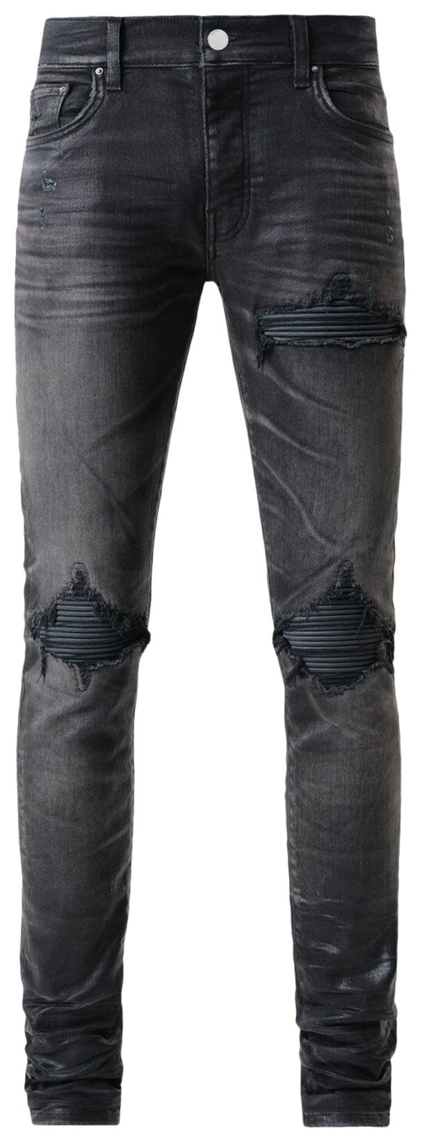 Amiri Waxed Tonal MX1 Jean Waxed Faded Black