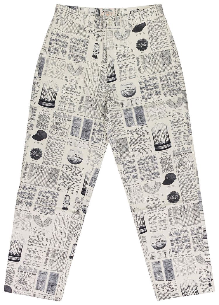 Aime Leon Dore New York Mets Flyer Pants Program Print