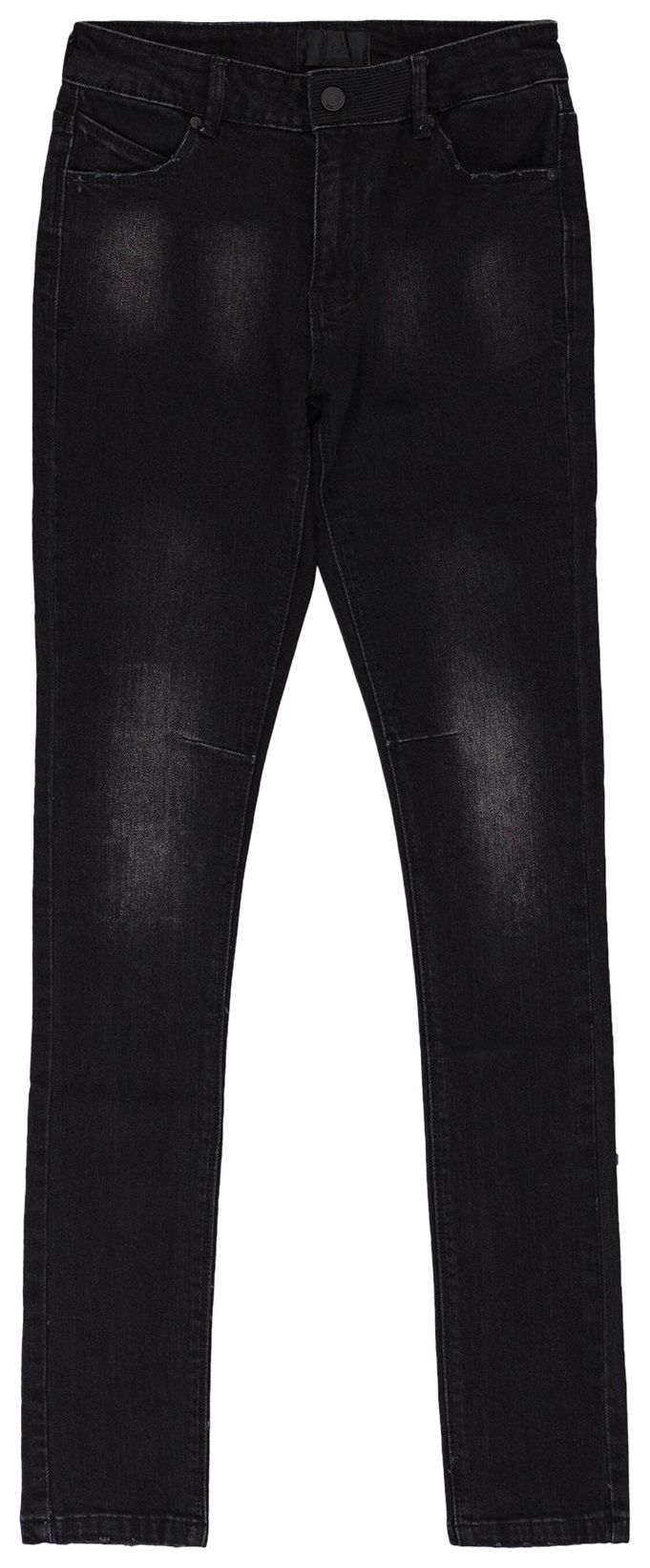 RtA Faded Distressed Skinny Jeans Black